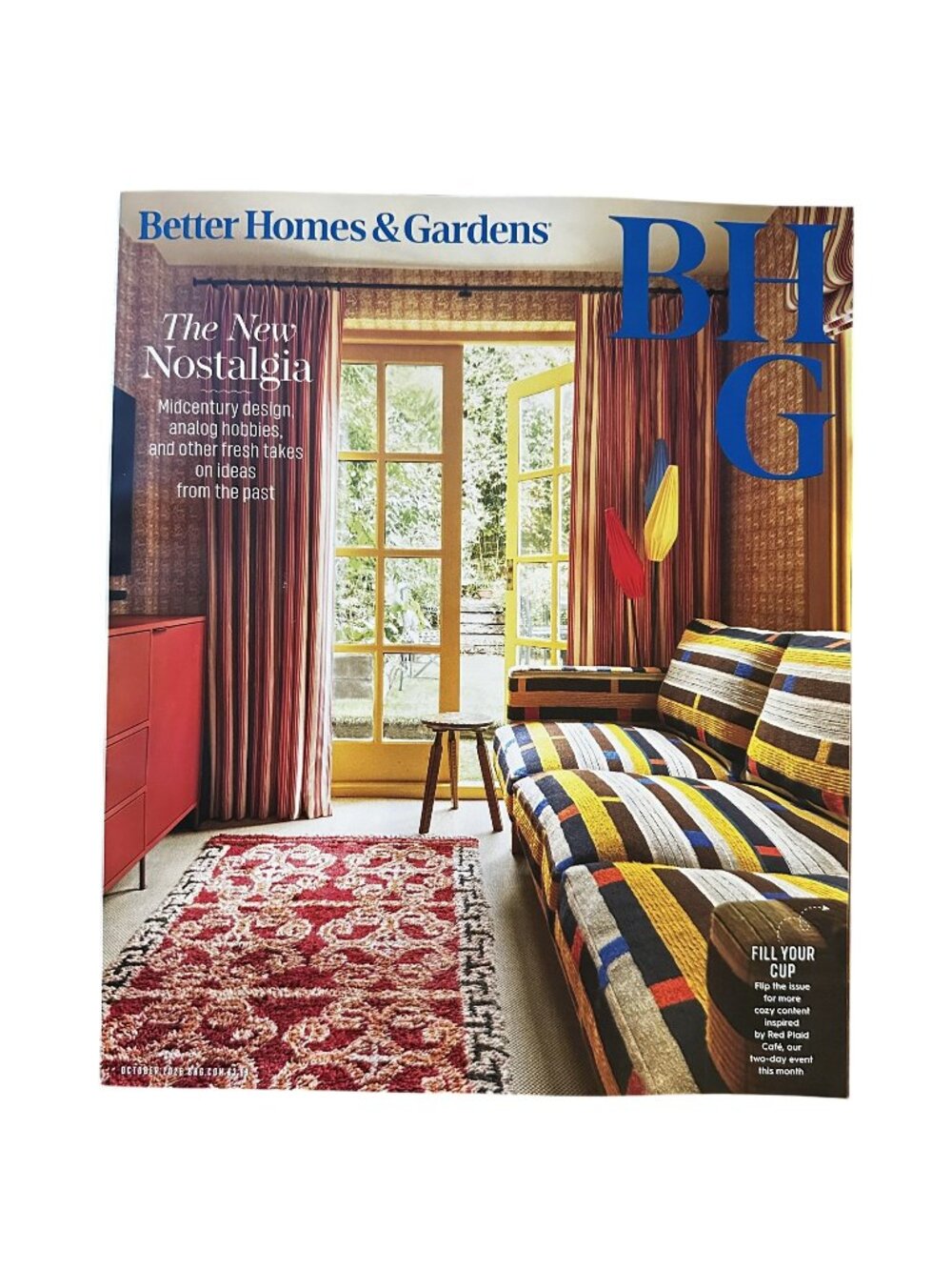 Better Homes Gardens Magazine BHG October 2026 New Nostalgia Midcentury Design